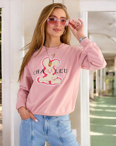 Світшот Royalfashion Жіночий бавовняний світшот з тонким принтом