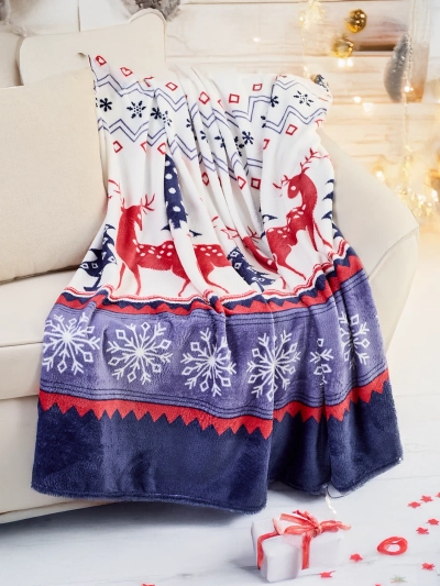 Royalfashion Vánoční přikrývka 160x200