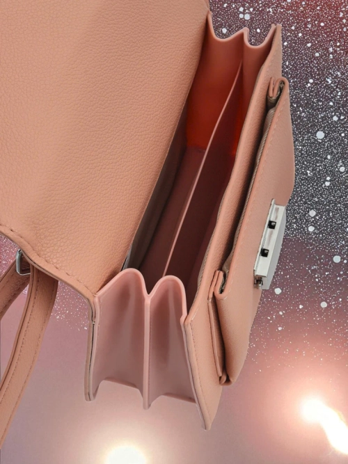 Royalfashion Жіноча сумка-конверт з ручкою Amalthea Avorio