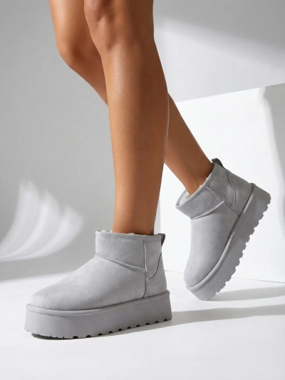 Royalfashion Krátké ženské sněžné boty a'la Fofio