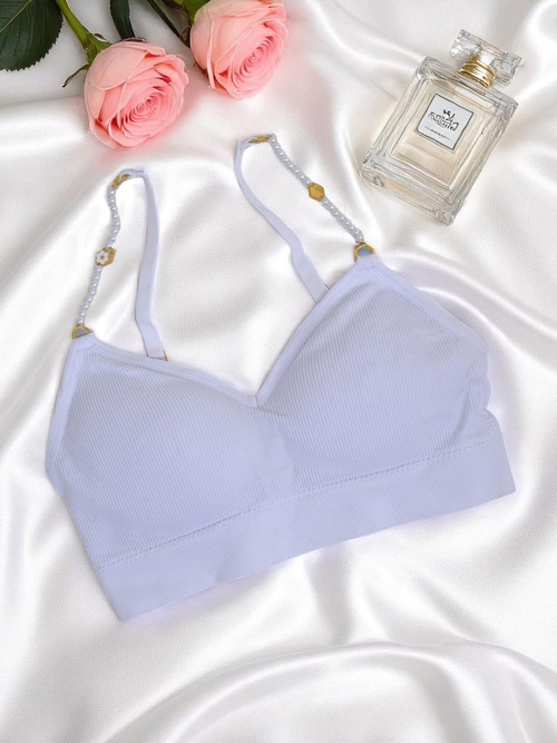 Royalfashion Жіночий спортивний бюстгальтер з підкладками, активна підтримка