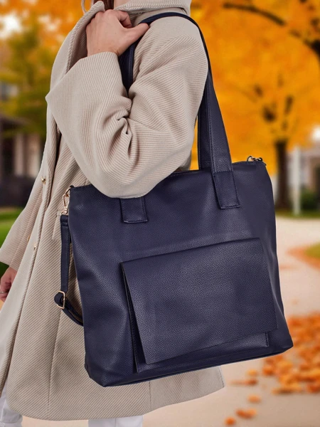 Velká dámská eko kožená shopper kabelka Moon Whisper