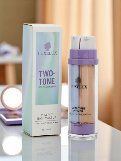 Krém 2 v 1 s fialovou bází pod make-up a make-upem- neutralizuje žluté a zemité tóny