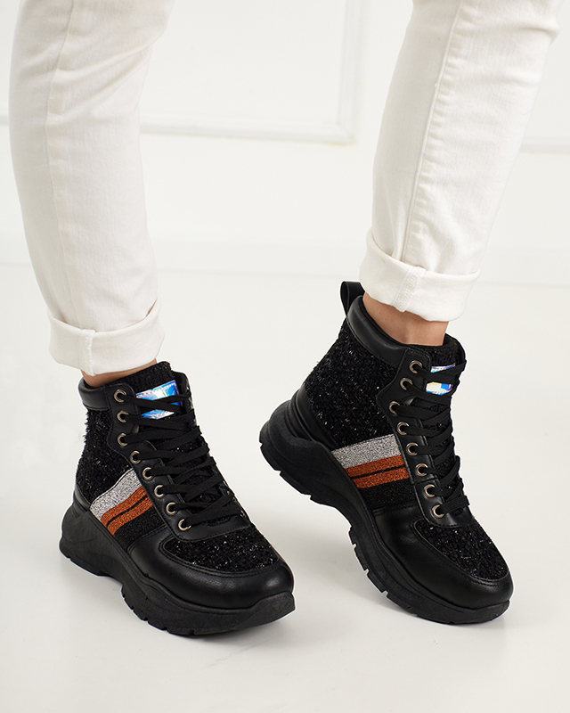 Černé dámské sportovní tenisky Hasmali - Footwear