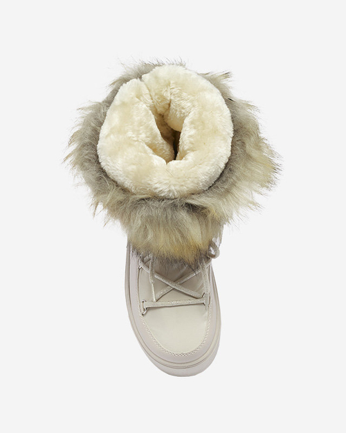 Бежеві жіночі напівчеревики на хутрі Lilitsa- Взуття