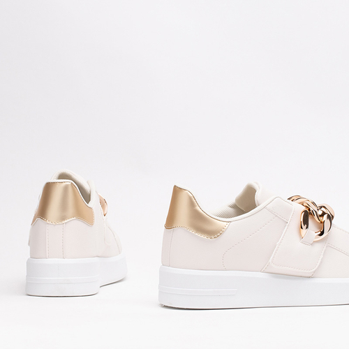 OUTLET Кремове жіноче спортивне взуття Derera - Взуття