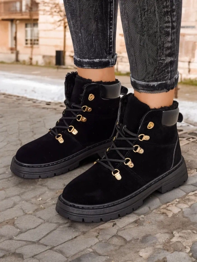 Royalfashion Чорні жіночі капці Develier