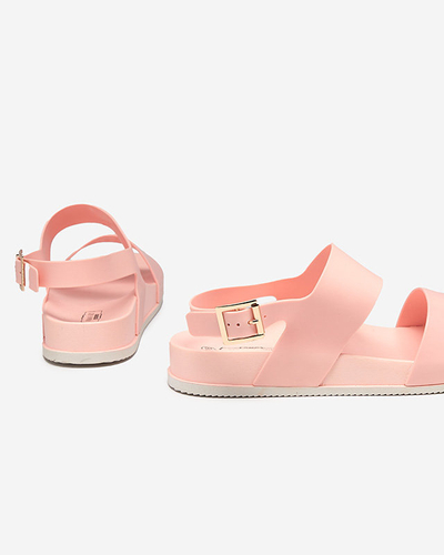 Růžové dámské gumové sandály Otisa - obuv