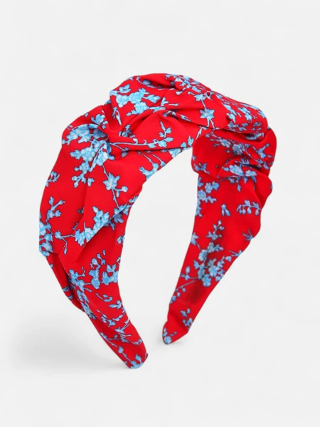 Royalfashion Čelenka do vlasů s řasením a potiskem