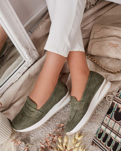 Royalfashion Dámské mokasíny na nízkém podpatku Sirn