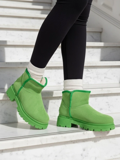 Королівська мода Короткі черевики а-ля снігові черевики для жінок Розміри