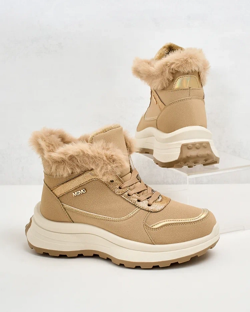 Royalfashion Утеплені жіночі кросівки з хутром Mofell