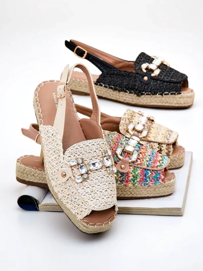 Royalfashion Dámské espadrilky s odepnutou špičkou