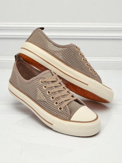 Royalfashion Dámské perforované sneakers Rebbse