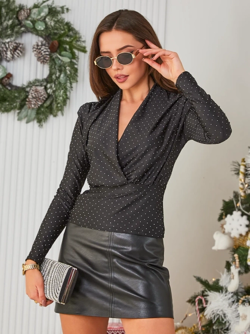 Блуза для жінок від Royalfashion з цирконіями