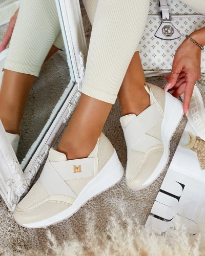 Royalfashion Dámské sportovní tenisky na podpatku Benntas