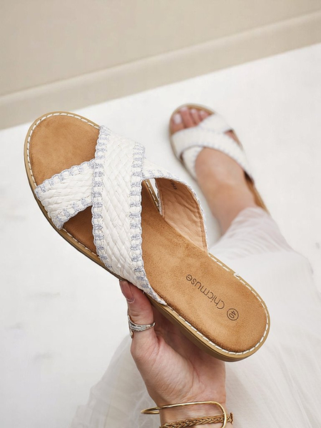 Royalfashion Dámské sandály s tkanými popruhy Bornes