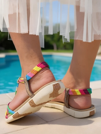 Royalfashion Жіночі сандалі з декором Veve