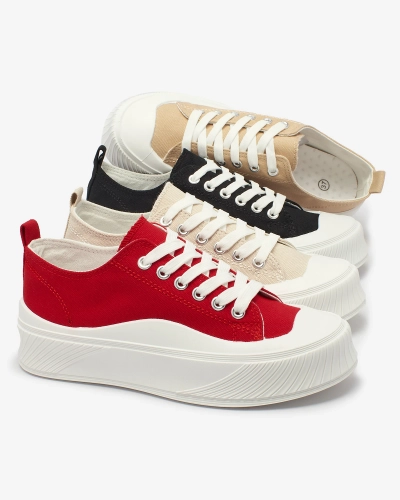 OUTLET Royalfashion Red Luceri спортивні кросівки на платформі