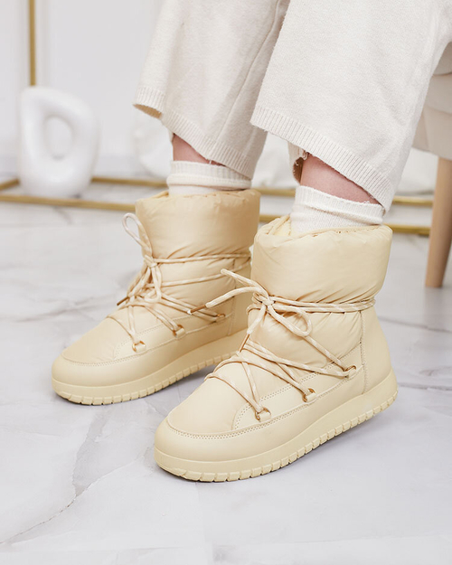 Жіночі снігоступи Royalfashion бежевого кольору Iredas