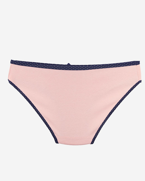 Жіночі напудрені бавовняні трусики в крапки - Нижня білизна