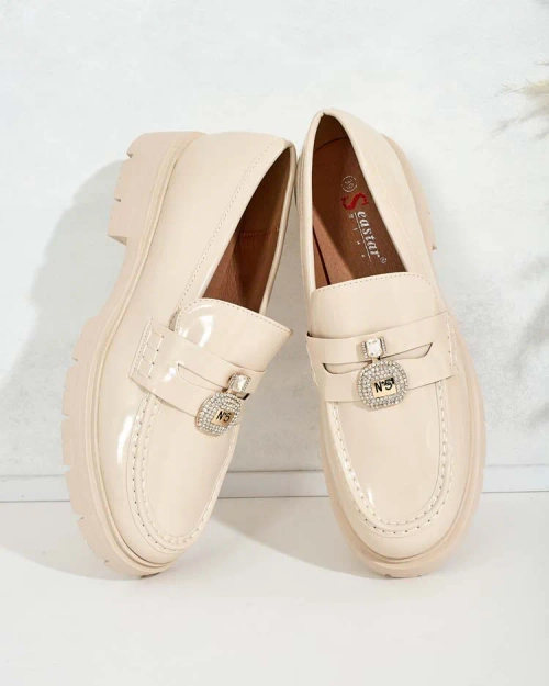 Royalfashion Жіночі лаковані мокасини Bemies