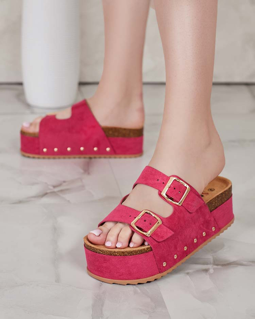 Royalfashion Жіночі шльопанці на платформі Sodass