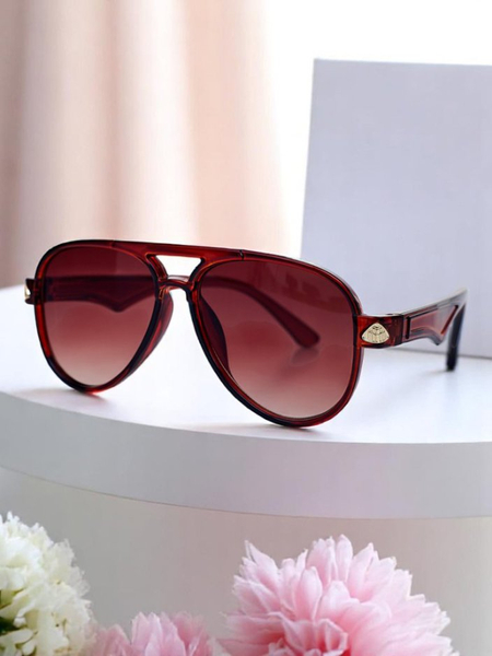 Royalfashion Sluneční brýle s ozdobnými stranami Shadow Aviator