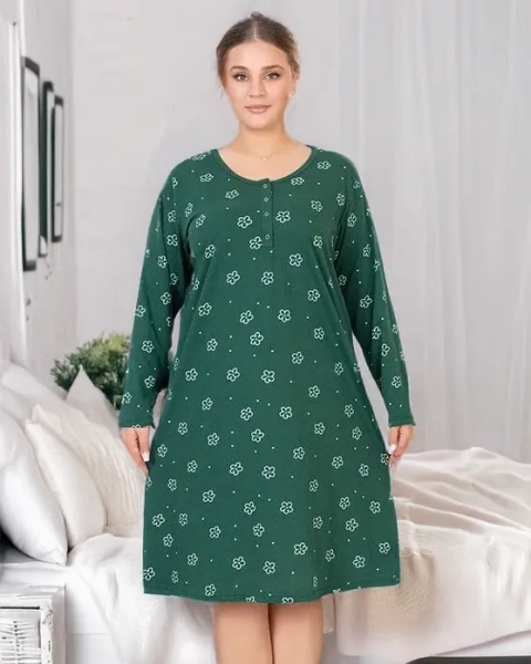 Royalfashion Noční košile s potiskem PLUS VELIKOST