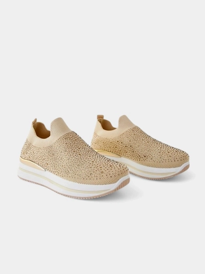 Royalfashion dámské sportovní boty na slip-on z textilu Terrifa