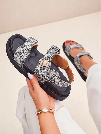Royalfashion Dámské sandály s potiskem Aloe