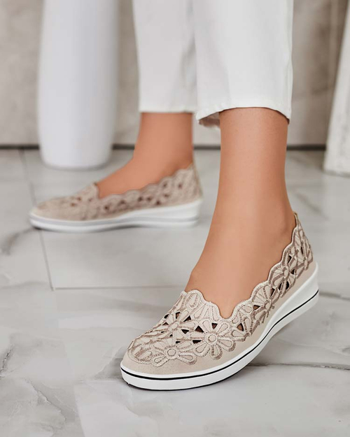 Royalfashion Жіночі напівчеревики на низьких підборах Dellio