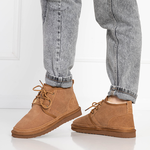 Коричневі жіночі утеплені черевики Miusho