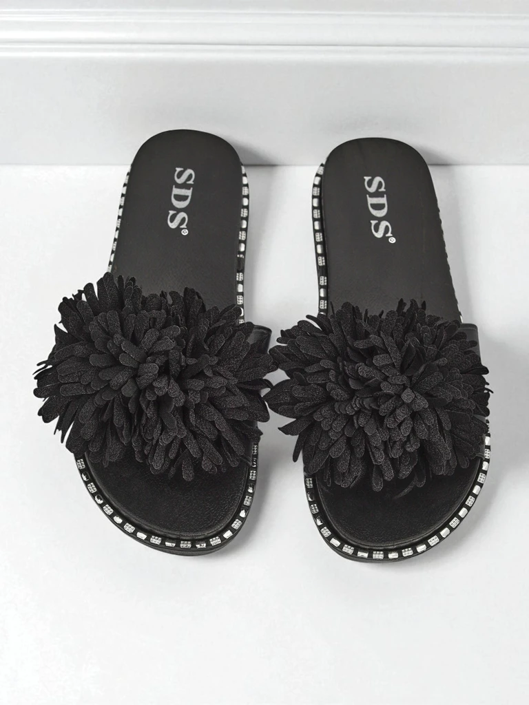 Royalfashion Dámské pantofle na ploché podrážce Flora Blide