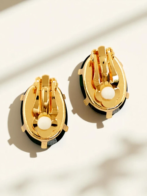 Royalfashion Жіночі кліпси з кристалами