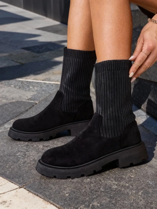 Жіночі чоботи на шнурівці Royalfashion Derette