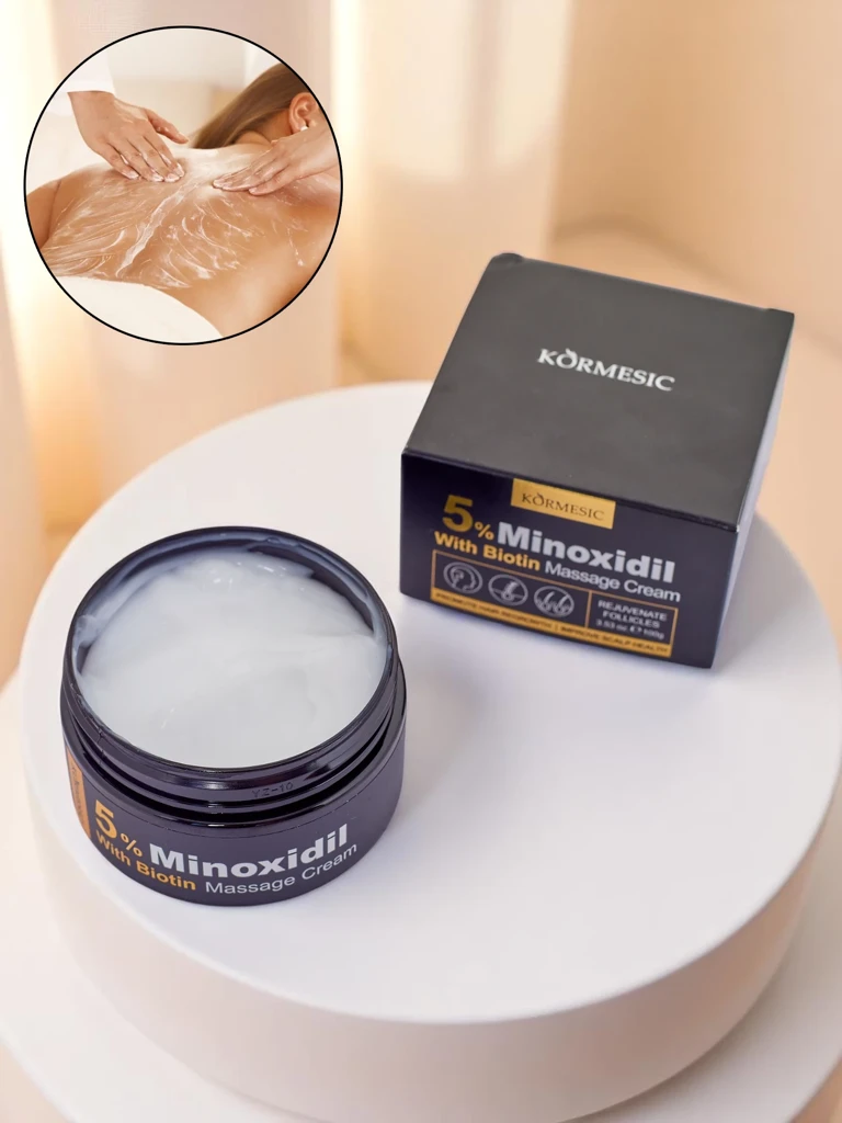Kormesic Masážní krém na pokožku hlavy s biotinem – stimuluje růst vlasů