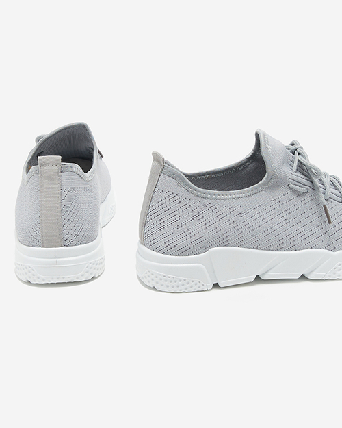 Світло-сіре чоловіче спортивне взуття Apoko- Footwear