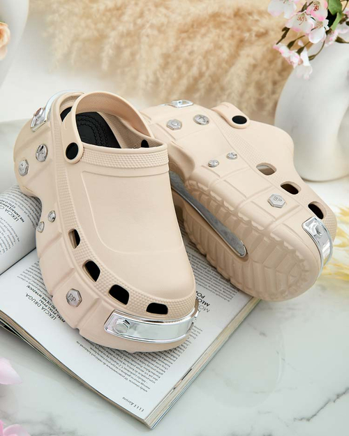 Royalfashion Жіночі гумові шльопанці з орнаментом Kiroo