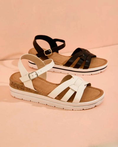 Royalfashion Dámské sandály na platformě z ekokůže Noppis