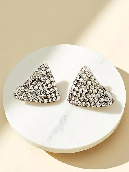 Royalfashion Dámské klipsové náušnice s kubickou zirkonií