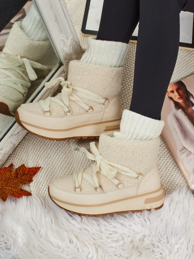 Черевики a'la снігоходи жіночі з хутром Verruna