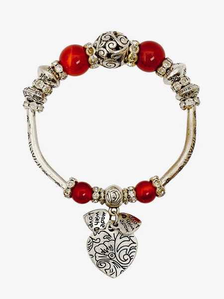 Dámský náramek se srdíčky Heart Glitz