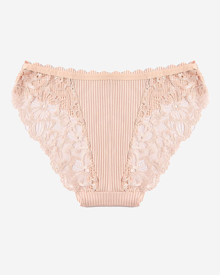 Royalfashion Béžové dámské kalhotky