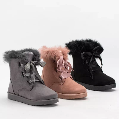 OUTLET Černé dámské sněhule od Ritalo - Footwear