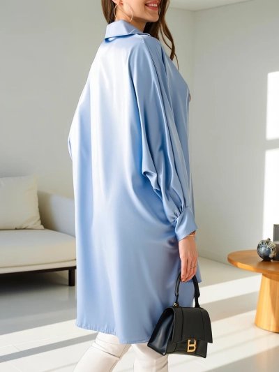 Royalfashion Dlouhá oversized košile pro ženy