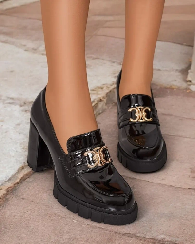 Royalfashion Elegantní dámské mokasíny na kůži Jozii