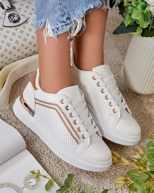 Royalfashion Жіночі ажурні спортивні кросівки Ruxan