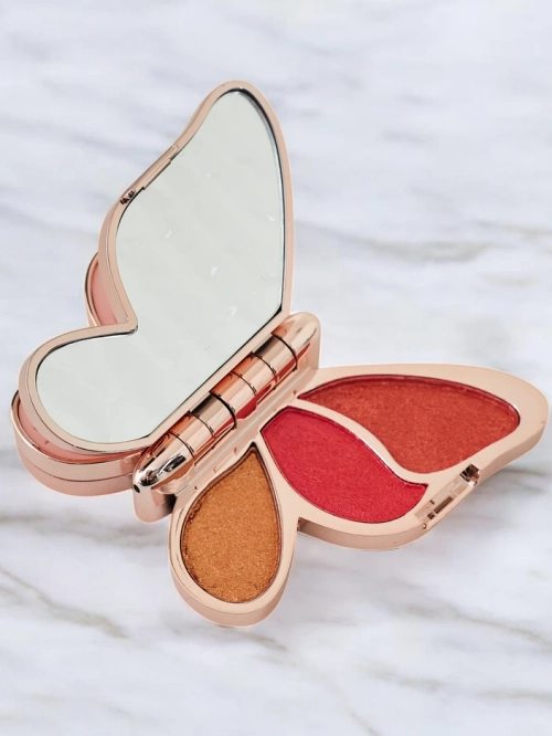 Палітра тіней для повік у формі метелика 6 відтінків 02 12г