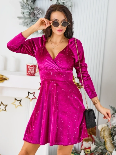 Royalfashion Жіноча сукня з стразами